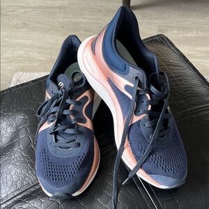 Lululemon Athletica Navy and Copper Sneakers, Like New, Size 7.5